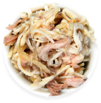 Påsar med köttbitar