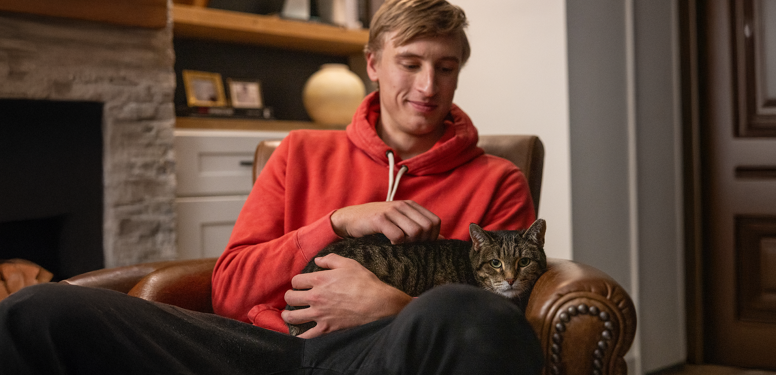 Jordan Stolz och Mitzi