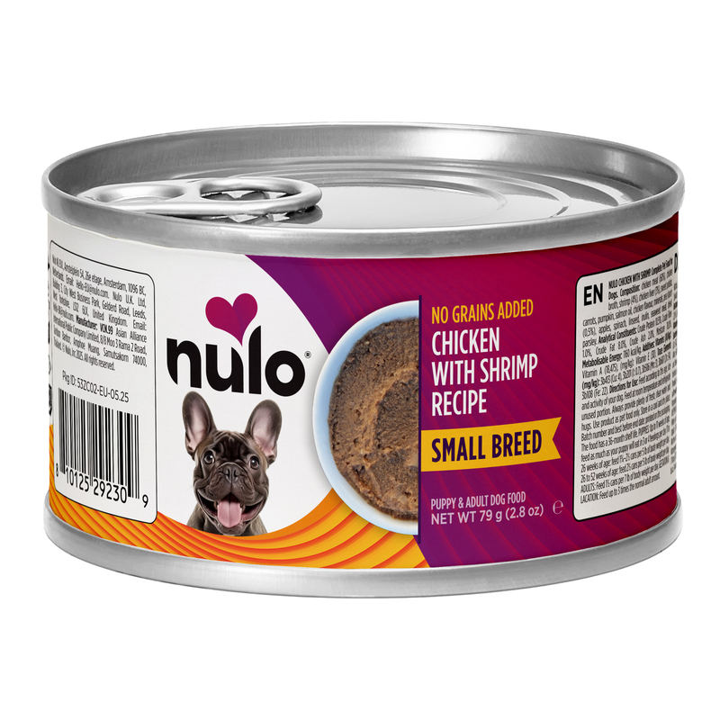 Paté små raser kyckling och räk recept för hundar