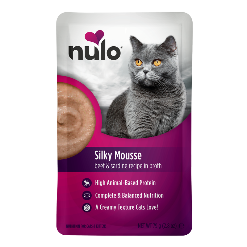 Silkes mousse nötkött och sardin recept för katter